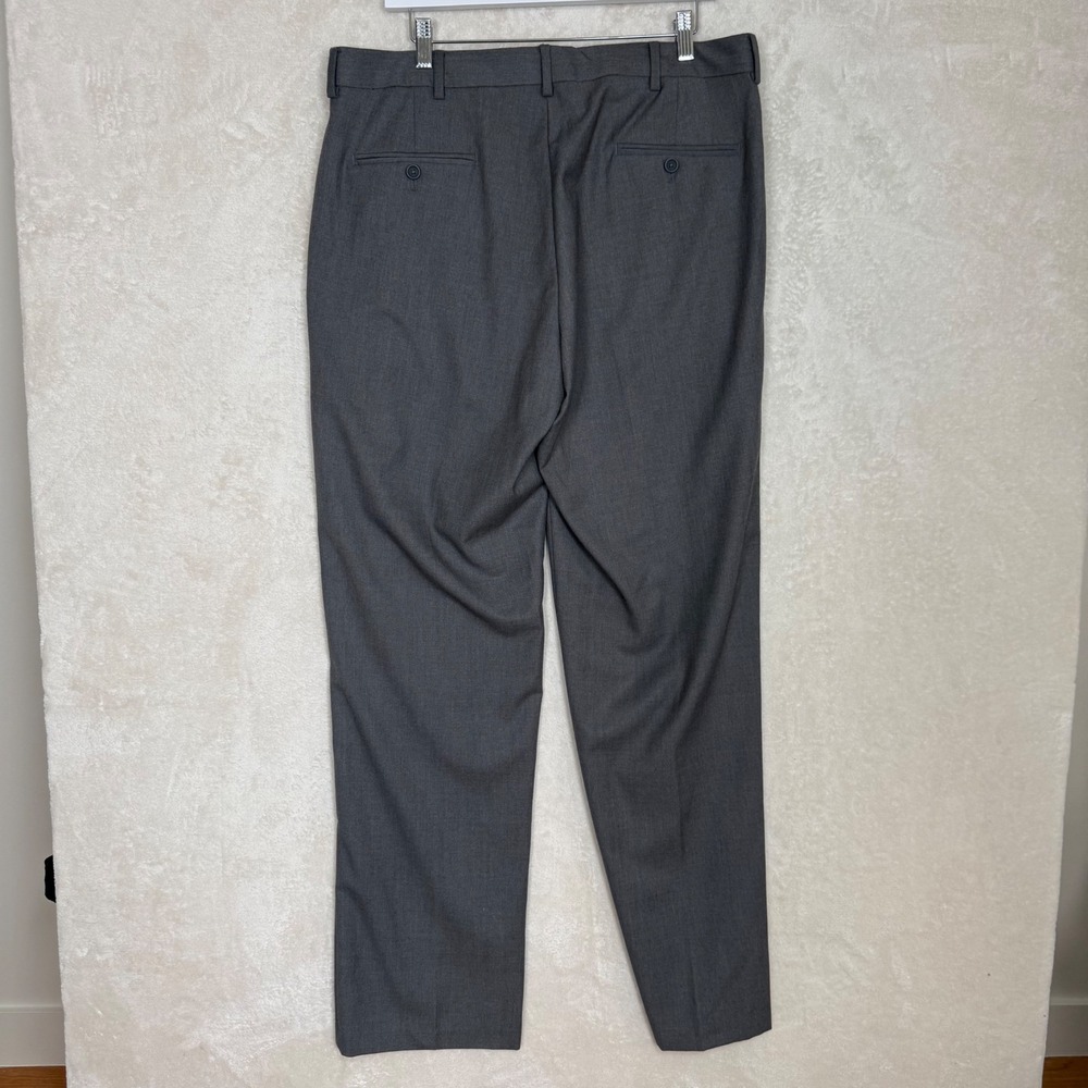 Kenneth Cole Reaction NWT‎ Mens Heather Grey Dress Pants 36x34 Smooth Sailing - Picture 2 of 7